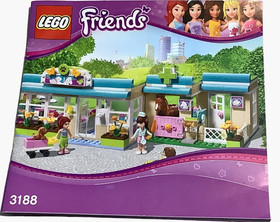 Lego Friends Heartlake Vet #3188 Instruction Manual Booklet only