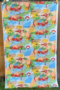 1987' Noah's Ark Print House N' Homes & Draperies Inc. Material 75"x45" 2.083yd - Picture 1 of 10