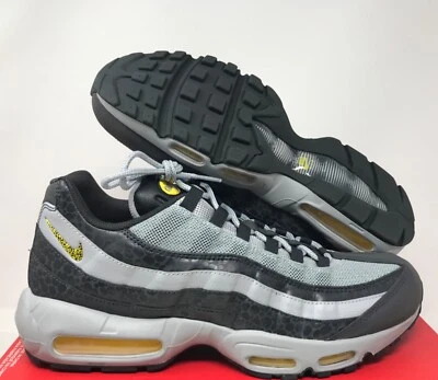 NIKE AIR MAX 95 SE REFLECTIVE OFF NOIR AMARILLO WOLF GREY SZ 9.5 [BQ6523-001] - Image 1 of 4