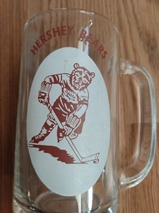 Hershey Bears Hockey Beer Glass