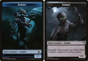 1x - ZOMBIE \\ ZOMBIE Token (#04/05) - Innastrad: Midnight Hunt - NM MTG - Picture 1 of 1