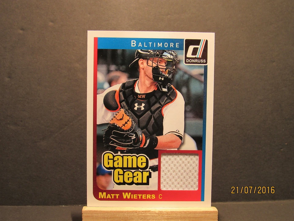 2014 Donruss Game Gear #8 Matt Wieters - Image 1 of 1