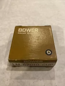 NOS Bower LM-67010 Cup Roller Bearing - Picture 1 of 3