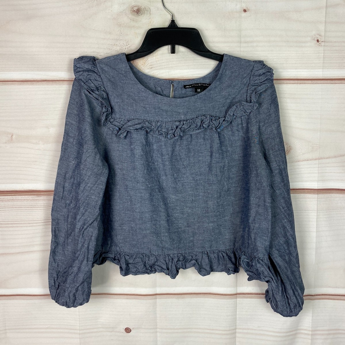 トップス Jill Stuart stripe off-shoulder RSQ Womens Stripe Off The Shoulder Long Sleeve Top - TAN