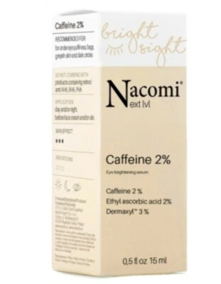 Nacomi Next Level Eye Brightening Serum, Serum Rozświetlające Pod Oczy Z Kofeina