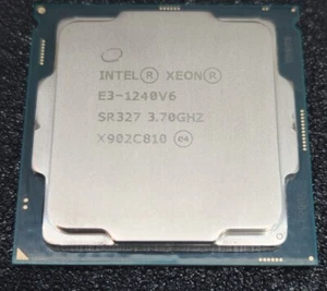 Intel Xeon E3-1240 V6 Processor Quad/4 Core 3.7GHz 8MB SR327 2JD79 - Picture 1 of 5
