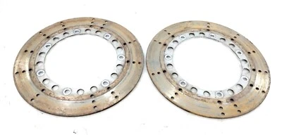 1988 Kawasaki KZ1000 P KZ1000-P Police Front Brake Rotors Left & Right Pair - Image 1 of 4