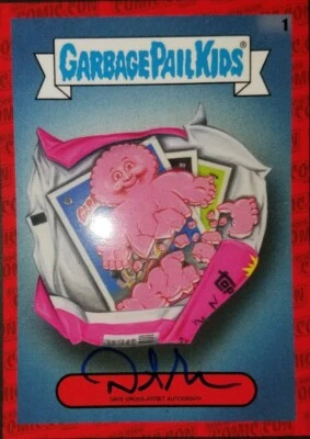 2021 NYCC Topps Exclusive Dave Gross Signed Autographed Promo Card Brand New - Image 1 of 4