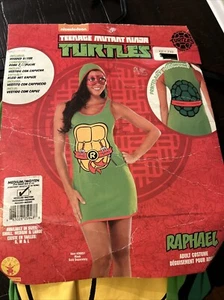 LIZENZIERTES TEENAGE MUTANT NINJA TURTLES RAPHAEL KAPUZENKLEID ERWACHSENENKOSTÜM MEDIUM - Bild 1 von 3
