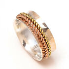 925 Sterling Silver Ring, Spinner Band Ring, Fidget Ring, Meditation Ring