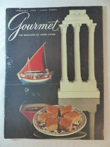 Vintage baking cooking Gourmet The Magazine of Good Living February 1970 XXX - Picture 1 of 4