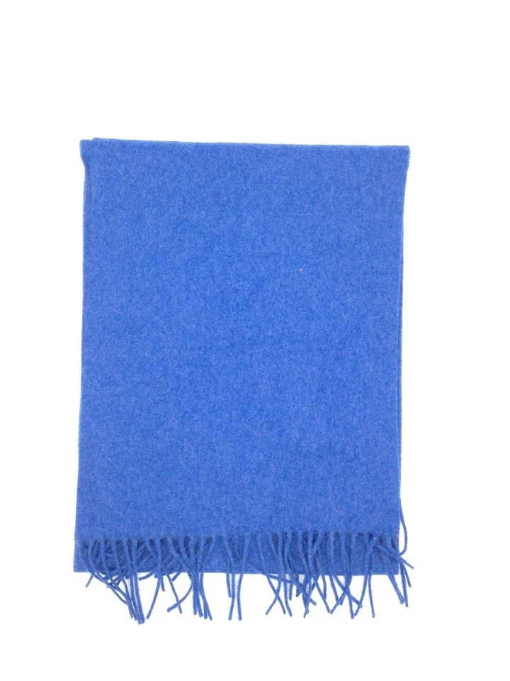 $165 Bloomingdale'S Unisex Hombres Azul Sólido Cálido Informal Invierno Acrílico Bufanda Chal Foto 1 de 1