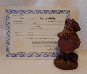 Thomas F. Clark Collectible Gnome / Button / #57 / 5.75" Excellent Condition COA - Picture 1 of 6