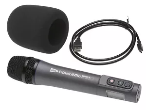 HHB DRM85-C Flash Mic Cardioid ENG Recording Condenser Cordless Microphone USB - Picture 1 of 15