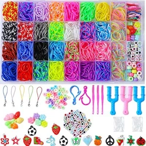 Jiyako 2500+ Rubber Band Bracelet Kit, Loom Bracelet Making Kit For Ki - Picture 1 of 5