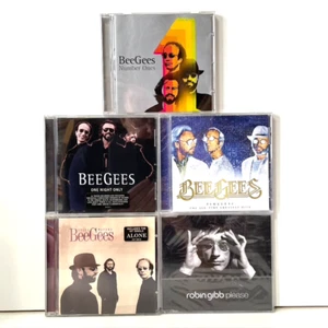 BeeGees 5 CD Music Album Collection 80 Original Bee Gees + Robin Gibb Hit Tracks - Picture 1 of 3