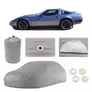 Chevy Corvette 6 Layer Car Cover Outdoor Water Proof Rain Snow Sun Dust 4th Gen - Picture 1 of 1