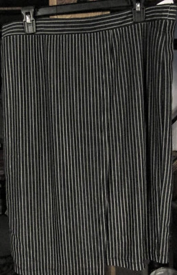 VESTIDO CORTO ACANALADO/FALDA CASUAL ATTENTION PLUS MUJER 2XL NEGRO/GRIS NUEVO CON ETIQUETAS Foto 1 de 2