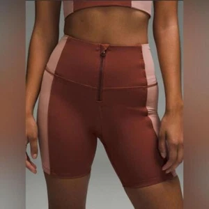 Neu mit Etikett lululemon Damen-Wandershorts 6 Zoll - altkupferfarben/rosa Tonfarben - Größe 6 - Bild 1 von 8