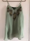 Nwt  Suno  Beaded Top  Size M Color Mineral Green