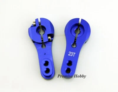 2 Stück 23T Aluminium Servo Horn Arm für JR KO SAVOX für 1:10 RC Auto Crawler Truck - Bild 1 von 3