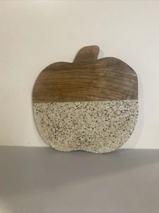 Apple Charcuterie Cheese Board Cutting Wood And Granite Fall Autumn Cheese Farm - Picture 1 of 4