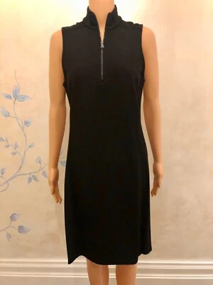 RALPH LAUREN BLACK LABEL BLACK DRESS SIZE L - Image 1 of 4