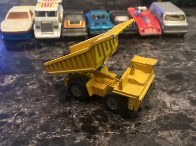 Rare Vintage 1976 Matchbox Superfast Lesney England No 58 Faun Dump Truck Yellow - Image 1 of 4