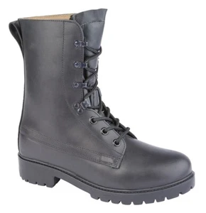 Bota de asalto GRAFTERS M9666A para exteriores-cuero negro, suela TPR, tallas UK 4-12 - Imagen 1 de 2
