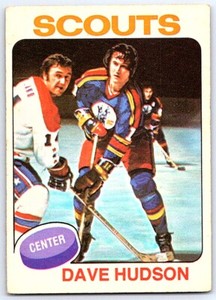 1975-76 O-Pee-Chee Dave Hudson Kansas City Scouts #122