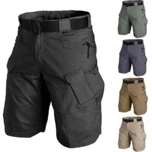 Waterproof Men Sports Shorts Plus Size Climbing Pants Fishing - Picture 1 of 43
