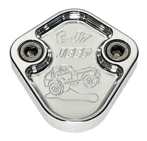 Fuel Pump Block Off Plate Fits Jeep CJ5 CJ7 AMC 258 232 F179 CNC Aluminum - Picture 1 of 5