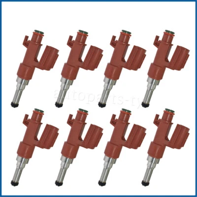 Juego de 8 inyectores de combustible aptos para LEXUS LS460 2007-2009 2ndary #23250-38020 Foto 1 de 4