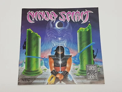 Ninja Spirit *FRENCH* Canada Authentic Original TurboGrafx-16 NEC Manual Only - Image 1 of 4