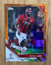 2021-22 Topps UEFA Champions League #151 Rafael Leao Orange #/25