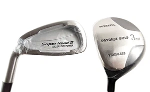 LH Men's Golf Club 11 Piece Set, #3W and 7W + #4-SW Iron Steel Regular Flex - Picture 1 of 2