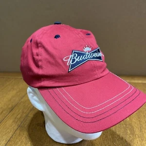 Budweiser Hat Cap Logo Red/ Black Color Hat Cap NOS. Official 2006 - Picture 1 of 8
