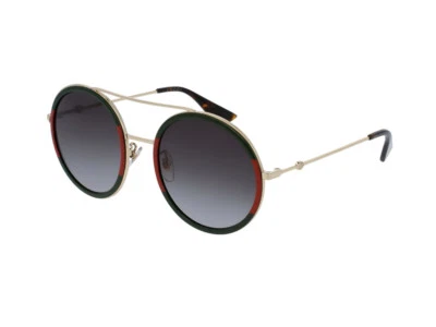 Gucci Gold 56 mm Gradient Women's Sunglasses GG0061S-003 56 - Image 1 of 3