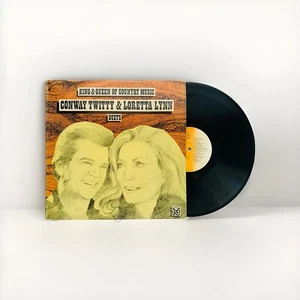 Conway Twitty & Loretta Lynn Duets, King & Queen Of Country Vinyl Record LP, VGC - Picture 1 of 7