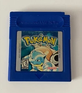 Nintendo Game Boy Pokemon Blue Version (GAME CARTRIDGE ONLY) Authentic - Picture 1 of 2