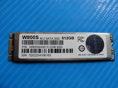 Gateway GWTC71427-BK W800S 512GB M.2 SATA 2280 SSD Solid State Drive W800SHHD - Image 1 of 2