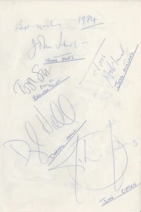 JOHN HURT (RIP) OMAR SHARIF +8 OTHER STARS SIGNED ALBUM PAGE BECKETT - Photo 1/3
