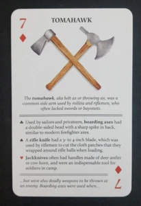 Tarjeta de juego Arms & Armaments of the American Revolution 2011 7 diamantes - Imagen 1 de 2