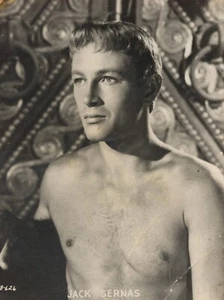 #07382 Jack Sernas (1925-2015). Französischer Filmstar Vint. sammelfoto 50er jahre - Bild 1 von 3
