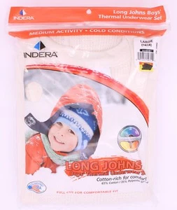Indera Boy's Long John Thermal Set Size L (14/16) Part Number - 700ST - Picture 1 of 2