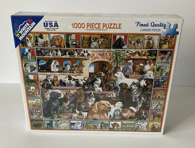 Puzzle MONTAÑA BLANCA El Mundo de los Perros 1000 Piezas NUEVO PRECINTADO Foto 1 de 3