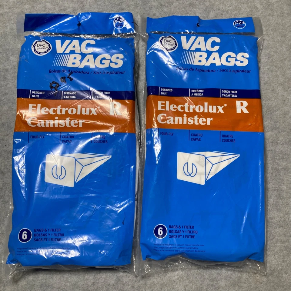12 Type R Bags for Electrolux Canister Vacuum Bags by DVC - Image 1 of 4