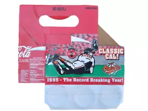 1995 COCA-COLA / CAL RIPKEN Jr Sodaflasche Sixpack Pappträger / Karton - Bild 1 von 2