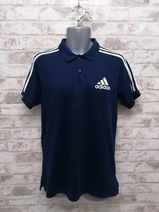 ADIDAS Herren T Shirt Polo, Gr. UK M Logo, dunkelblau 🔝ZUSTAND  - Bild 1 von 8