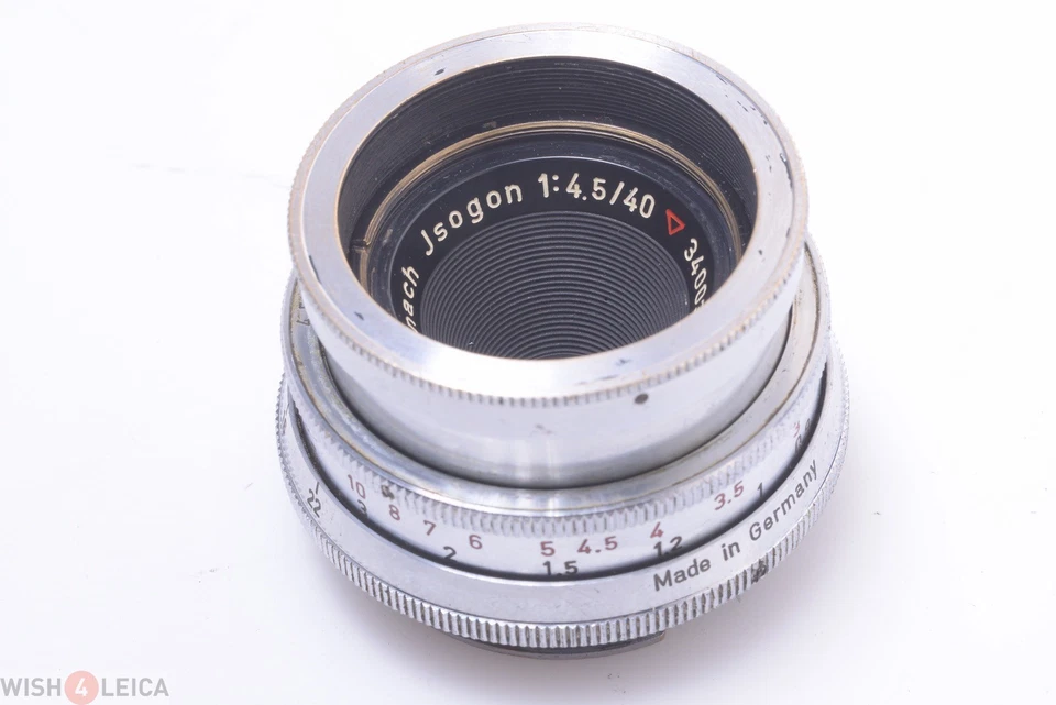 ✅ SCHNEIDER ISOGON 40MM 4.5 EXA, EXAKTA, EXACTA, TOPCON BAYONET MOUNT - Image 1 of 4